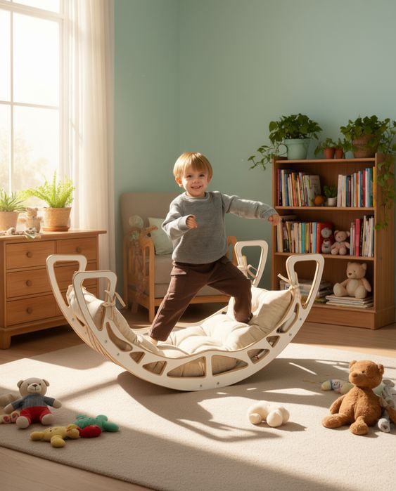 Bujak Drewniany Light & Zjeżdżalnia BabyCraft