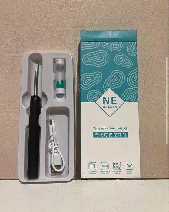 Czyscik do uszy z kamera HD NOWE