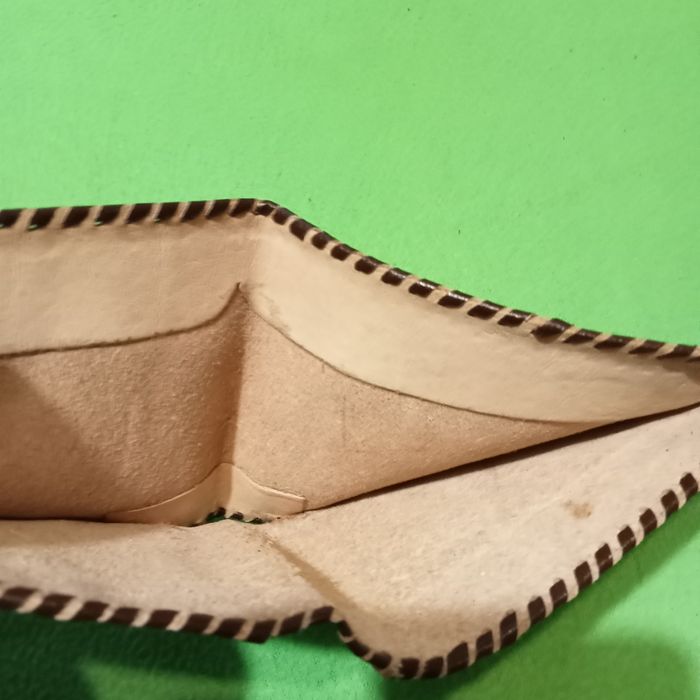 Portfel -skórka jagnięca.