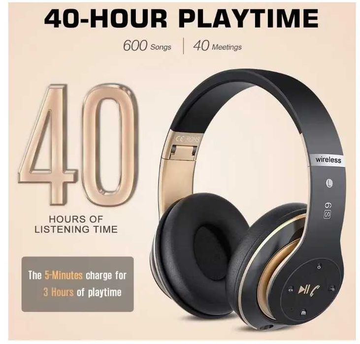 провідні,безпровідні навушникі S6