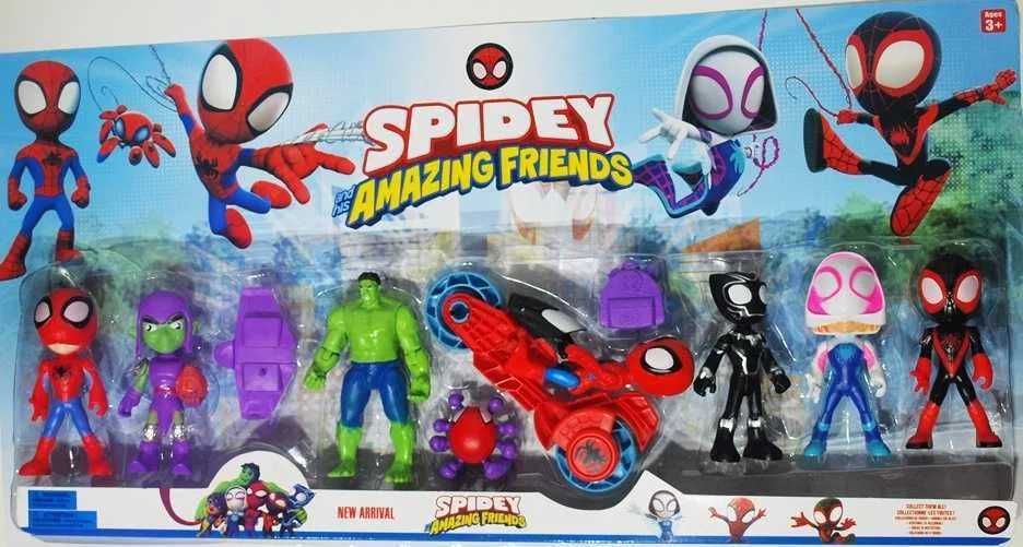 Spidey i super kumple zestaw figurek spidey i ghost-spider + akcesoria