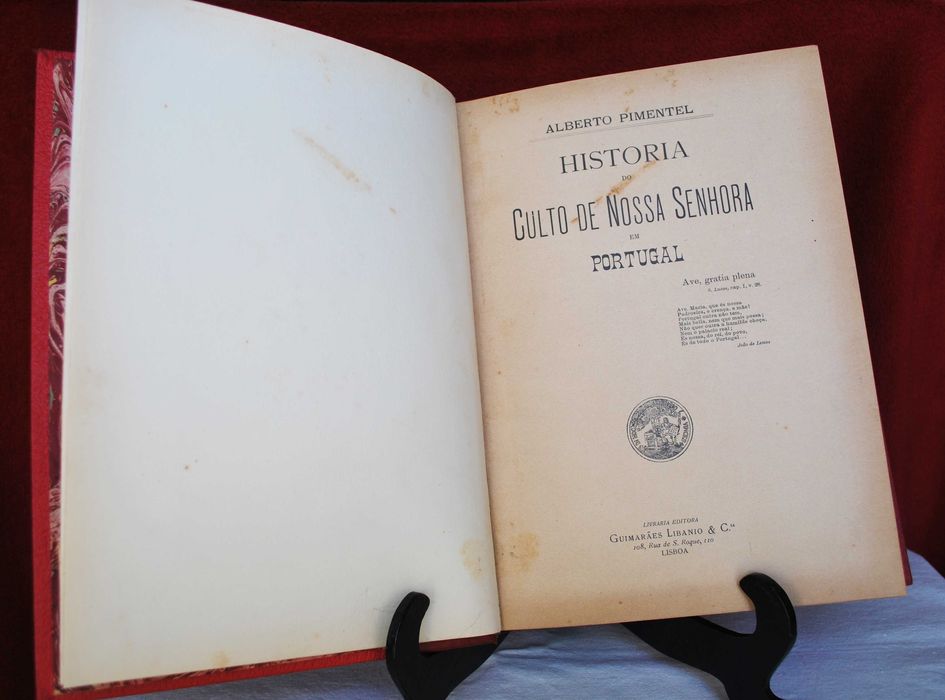 Historia do Culto de Nossa Senhora em Portugal de 1899