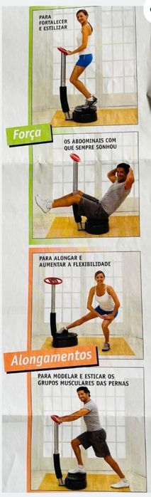 Plataforma plataforma vibratória Vibro Form Total como nova