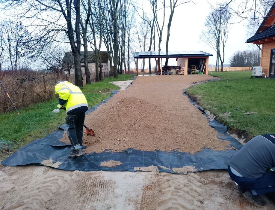 Koparko ladowarka , koparka ,równiarka ,kruszywa