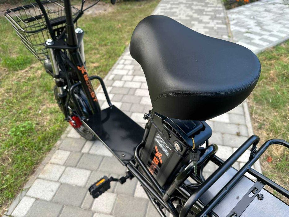 Електровелосипед з кошиком 6оо Вт X-BOOST оо6 / 60В 25Ah