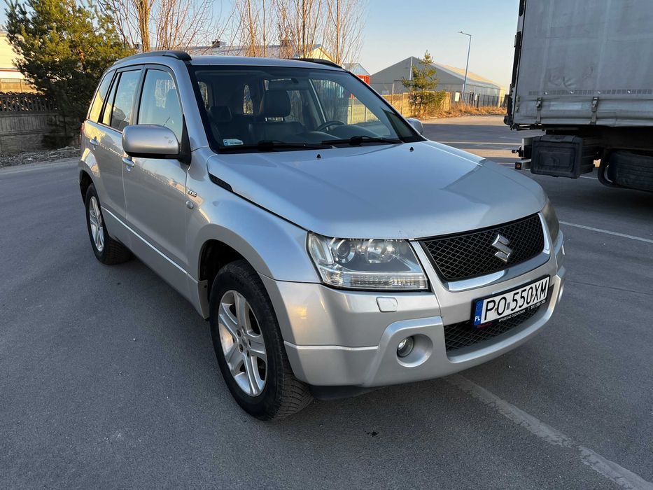 Suzuki Grand Vitara II wersja De Lux, skóra, podgrzewane fotele IGŁA!!