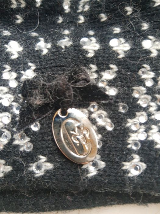 Czapka beret z wełny