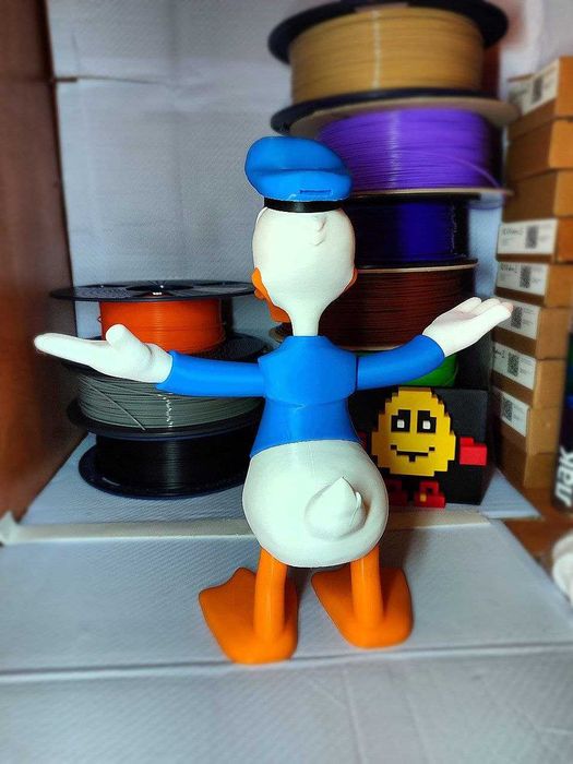 Коллекционные фигурки Дональд Дак и Дейзи Дак — 3D печать