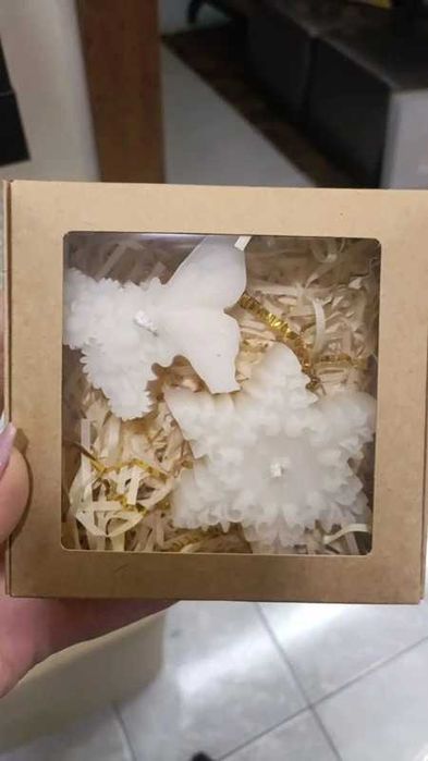 Velas em formato de flor