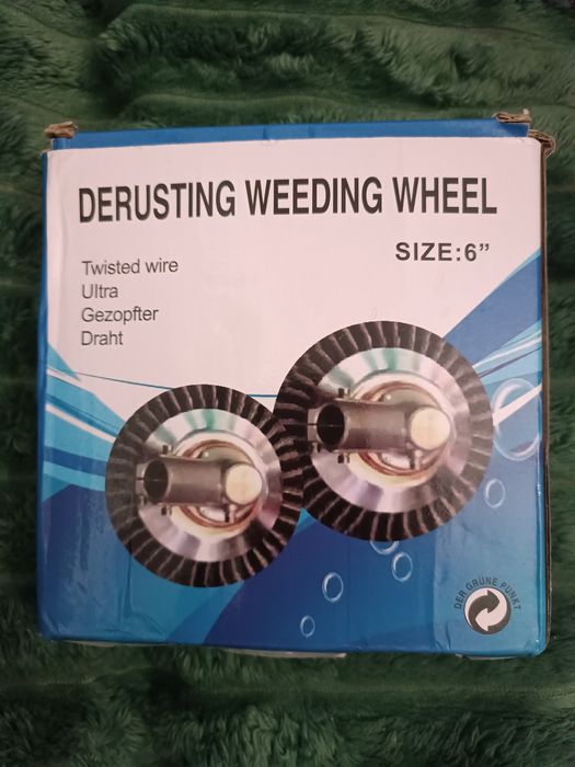 Щітка-диск для тримера 6" (металева, дерустинг, прополювання, видаленн