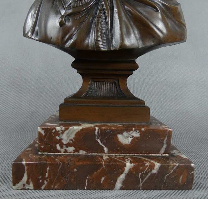 POPIERSIE Maryja BRĄZ marmur figura Matka Boża rzeźba