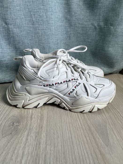 Buty Fila 39 sneakersy białe sportowe