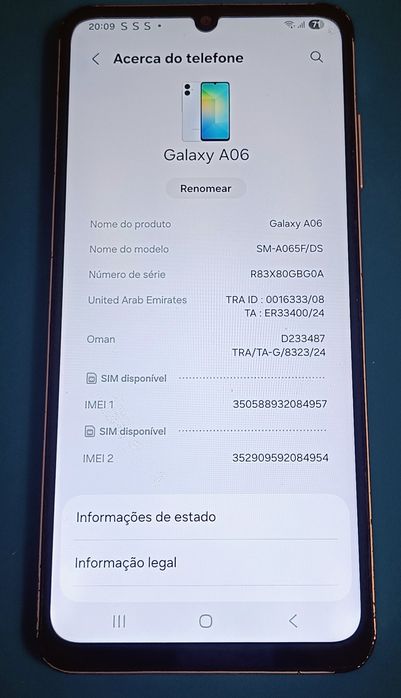 Samsung a06 4/128g