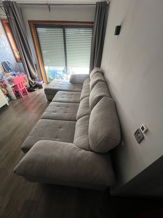 Sofá 4 lugares + chaise long