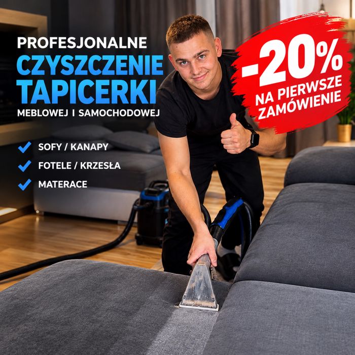 Pranie tapicerki meblowej – kanapy, narożniki, fotele