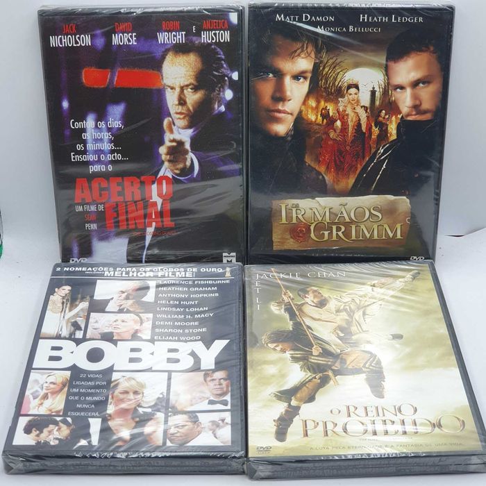 Lote 5/4 - Pack de 18 Filmes Novos e Selados em DVD - Ref.VI