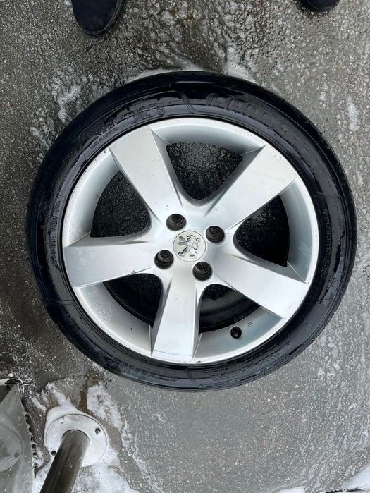 Alufelgi 17” Peugeot + śruby i koło zapasowe