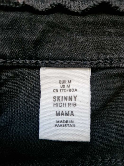 Jeansy ciążowe H&M, rozm. M + gratis