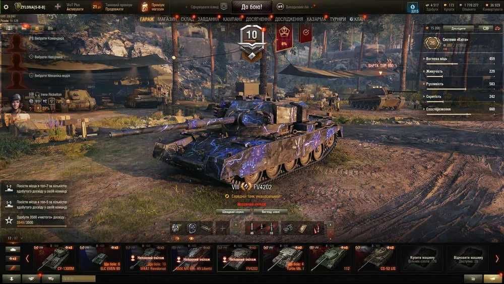 Аккаунти World of Tanks