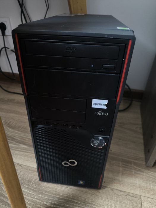Повний комплект ПК в зборі Fujitsu Xeon/8GB/SSD+HDD/RX550 + Монітор, мишка