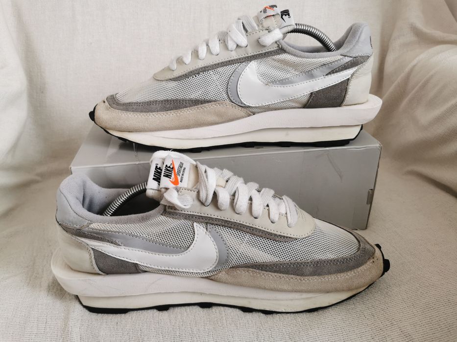 NIKE SACAI LD WAFFLE Summit White Grey  43