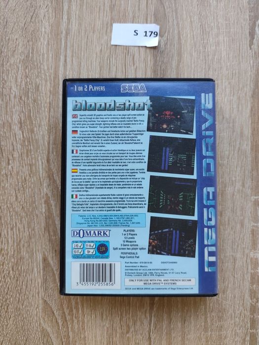 Bloodshot Sega Mega Drive