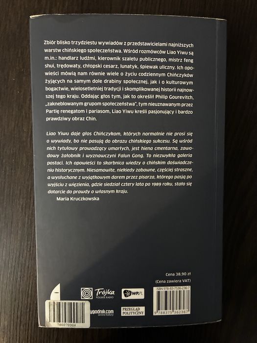 Książka „Prowadząc umarłych” Liao Liwu