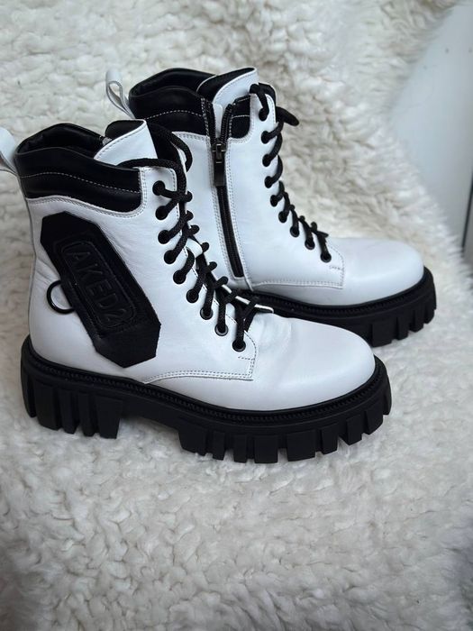 Жіночі зимові черевики з натуральної шкіри