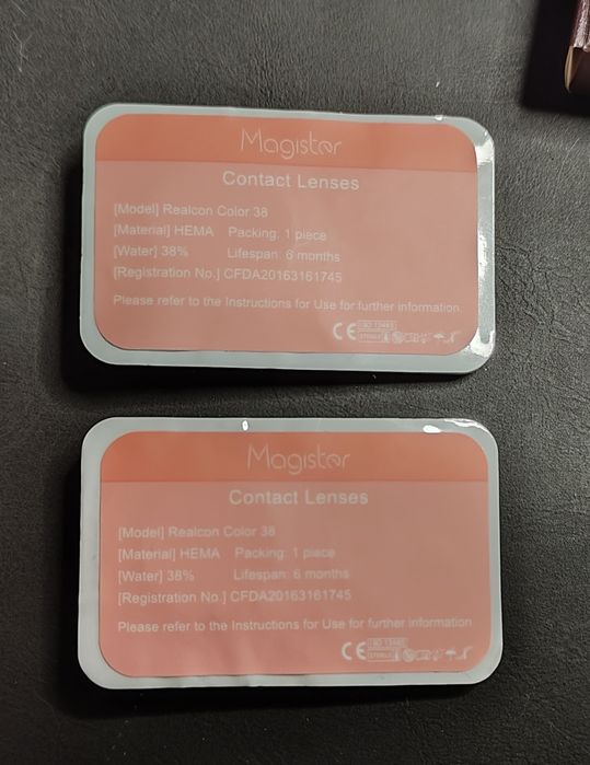 М'які гідрогелеві контактні лінзи -4.5 та -4.0 діоптрій