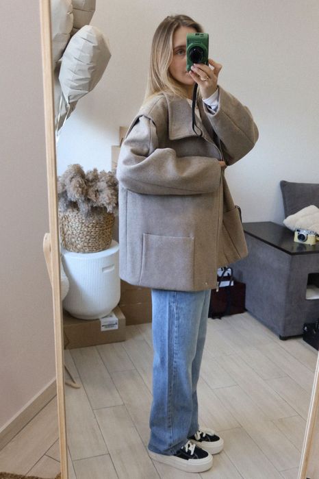 пальто вовняне, Zara, S,M,L