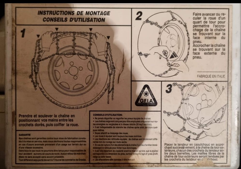Correntes de neve jantes 12,13,14/ Michelin TRX 160/65x340