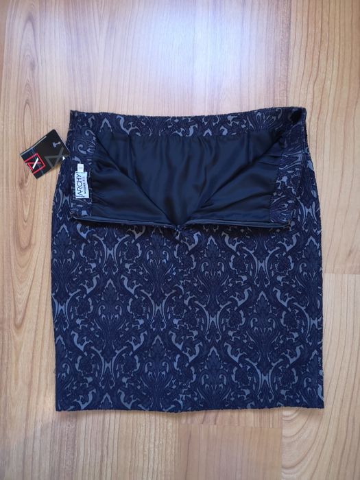 Saia nova, tecido jacquard, Archy, 40