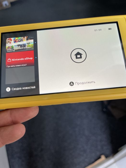 Nintendo Switch lite жовта 128 гб з іграми