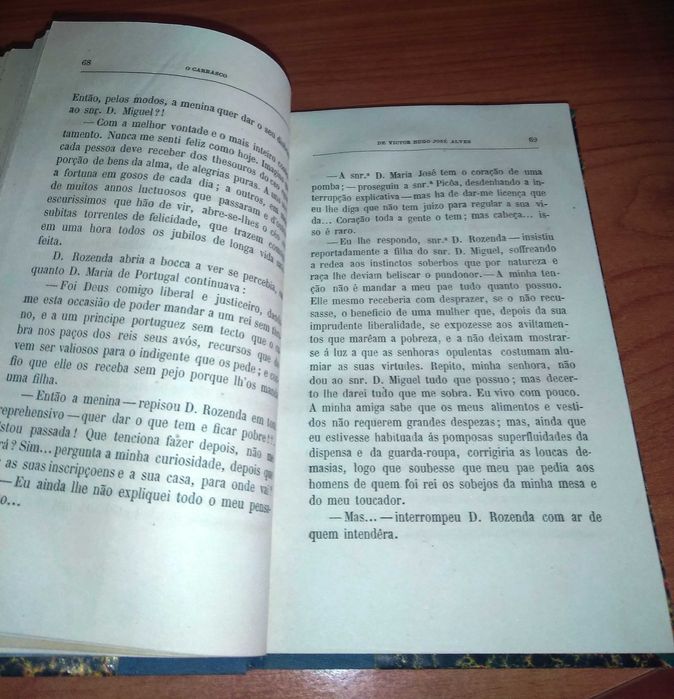 Livro 1ª Edição 1872 Camillo Castello Branco - O Carrasco Raro
