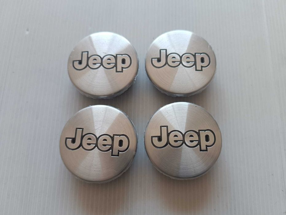 Centros/tampas de jante completos Jeep com 55, 60, 64 e 68 mm