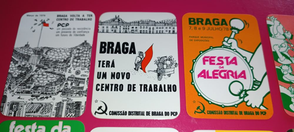 Raros e antigos calendários de bolso da edição Coleção Festa da Alegri