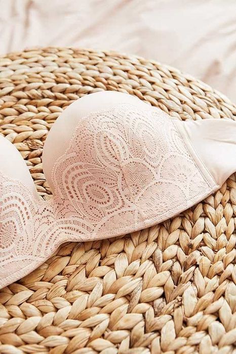WONDERBRA Refined Glamour Ultimate Strapless Biustonosz Push Up 85C Beżowy