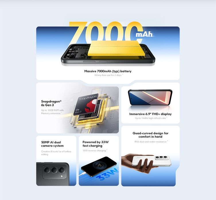 POCO M8s 5G  8/256Gb Black