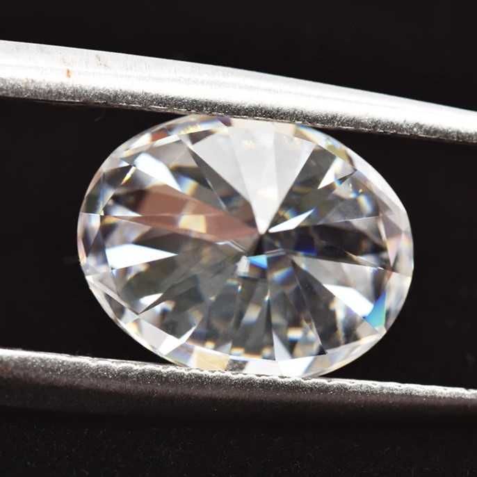 Diament Moissanit Owal 4x6mm 0.5CT VVS1-D ŚWIĄTECZNE PROMOCJE :)