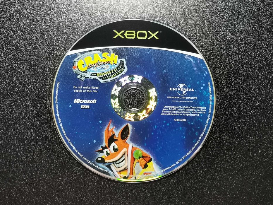 Microsoft Xbox Crash Bandicoot The Wrath of Cortex