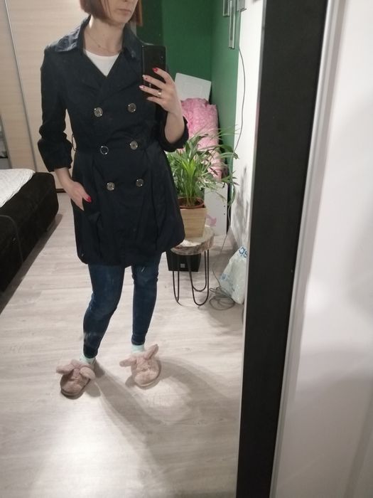 Płaszcz trencz 38 mohito