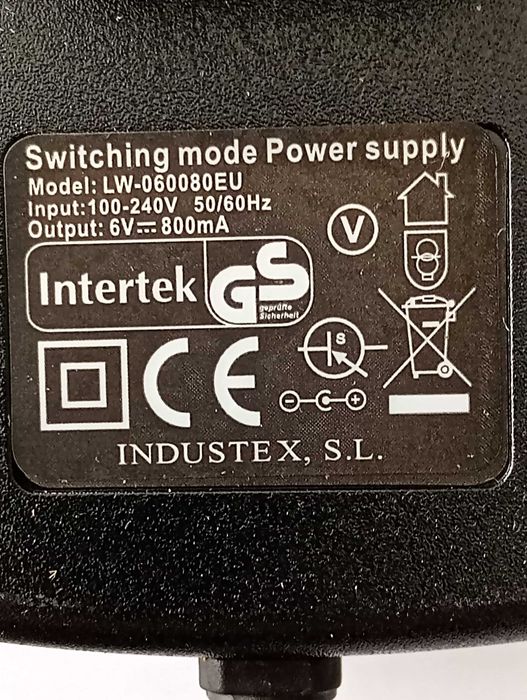 zasilacz  adapter  6v