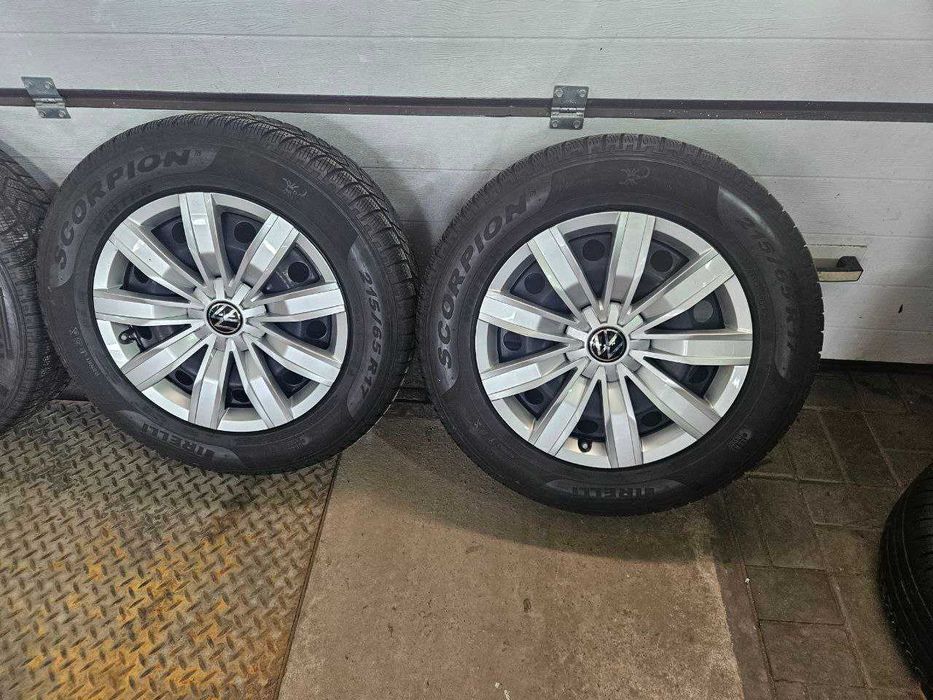 Диски в зборі VW 5/112 R17 6.5J ET38 dia 57.1mm + шини + колпаки