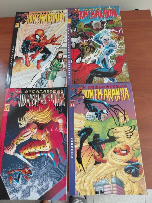 Coleção de livros de banda desenhada spidermam