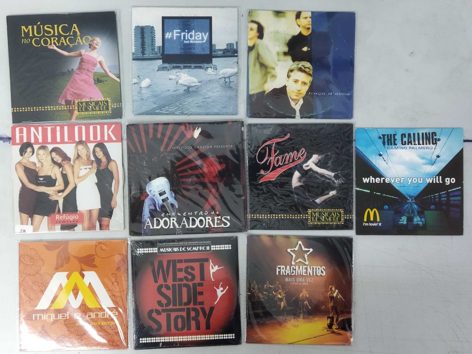 Lote. 150 CD Singles/ Promos. Como Novos