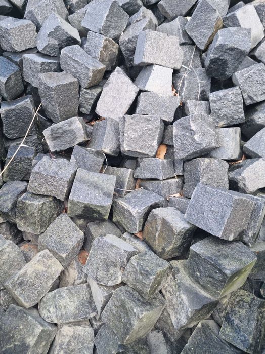 Kostka Granitowa czarna szwed 4/6