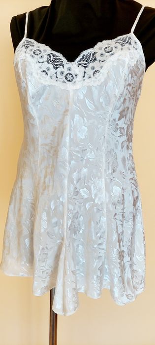 Body,L/XL,piżama,koszulka,satynowe z koronką,St.Michael