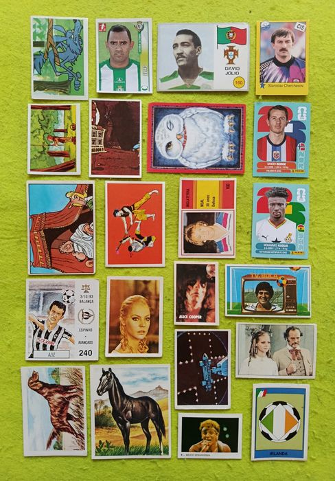 8 lotes de CROMOS ANTIGOS + 2 Cromos Mundial 2026