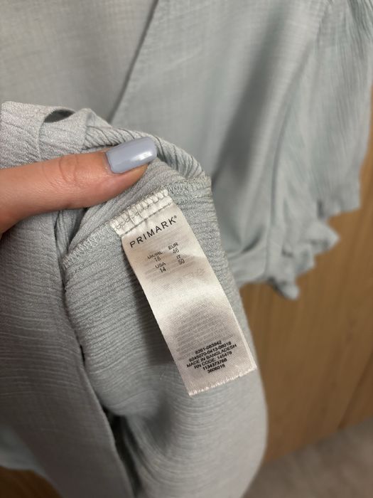 Bluzka XXXL Primark babyblue, zwiewna, muslinowa