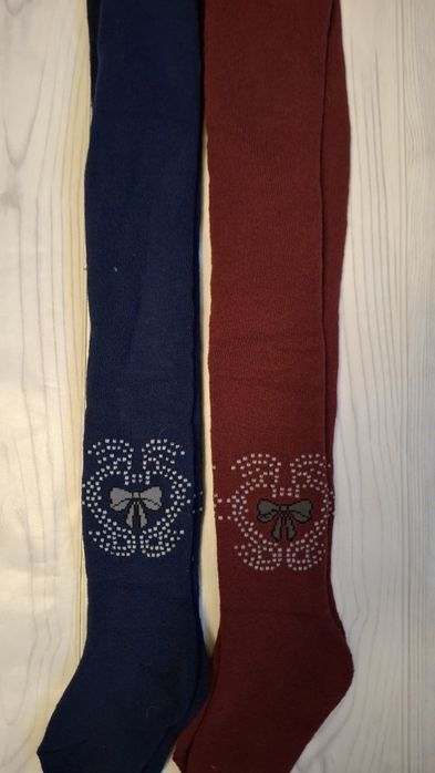 Нові! Теплі махрові колготи 2 шт 160 грн на 3-4 рочки